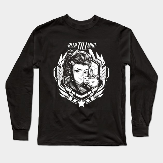 Brigette "Alla Till Mig!" Long Sleeve T-Shirt by RobotCatArt